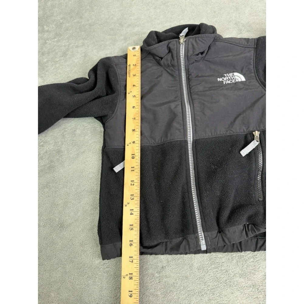 The North Face Denali Full Zip Fleece Jacket Boys Size XXS Black
